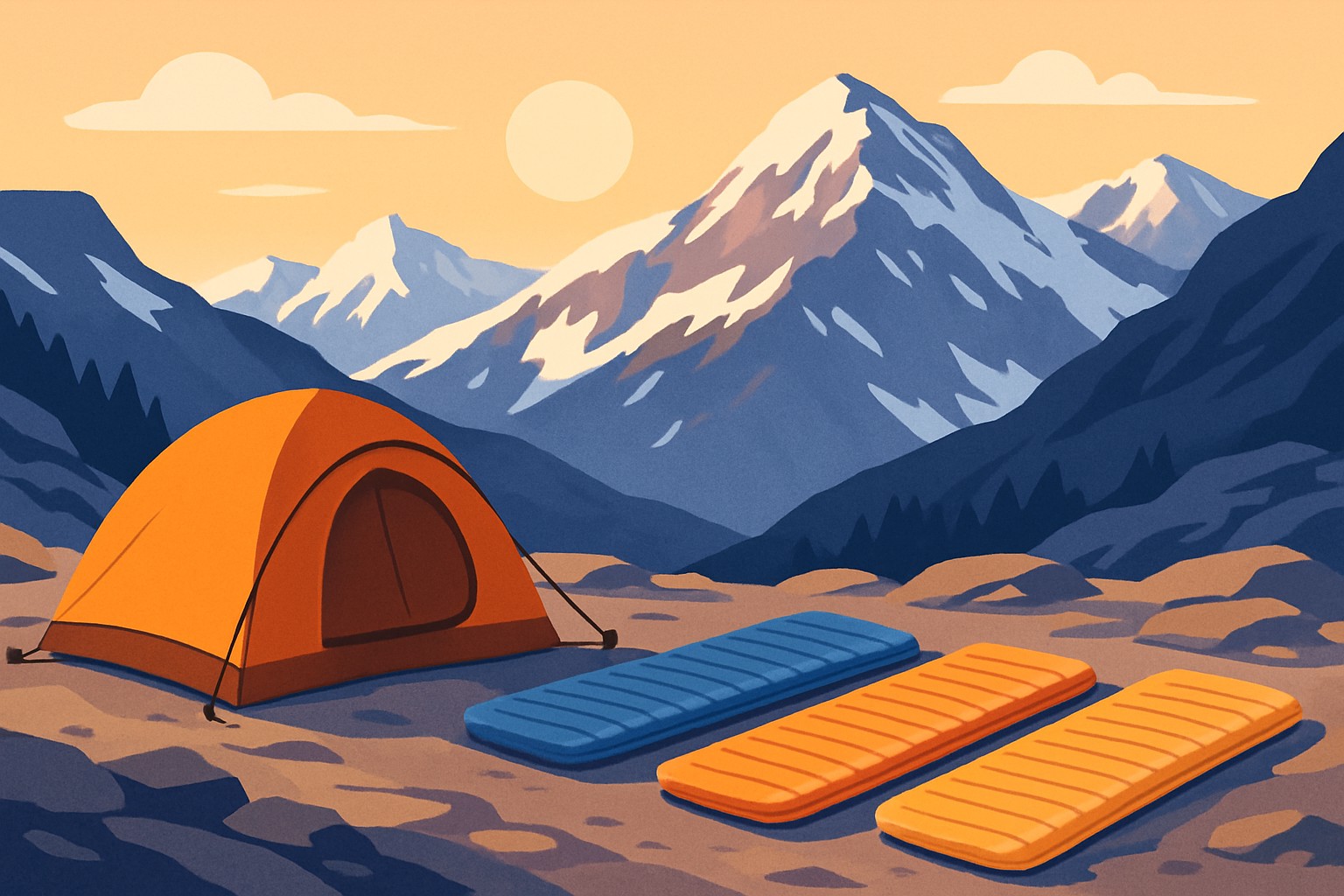Guide matelas randonnée pour nuits en montagne