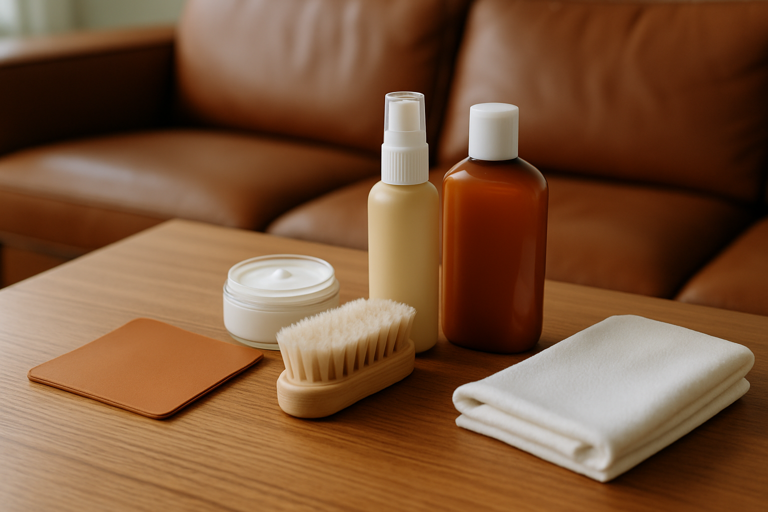 Outils et produits nécessaires pour rénover un canapé cuir