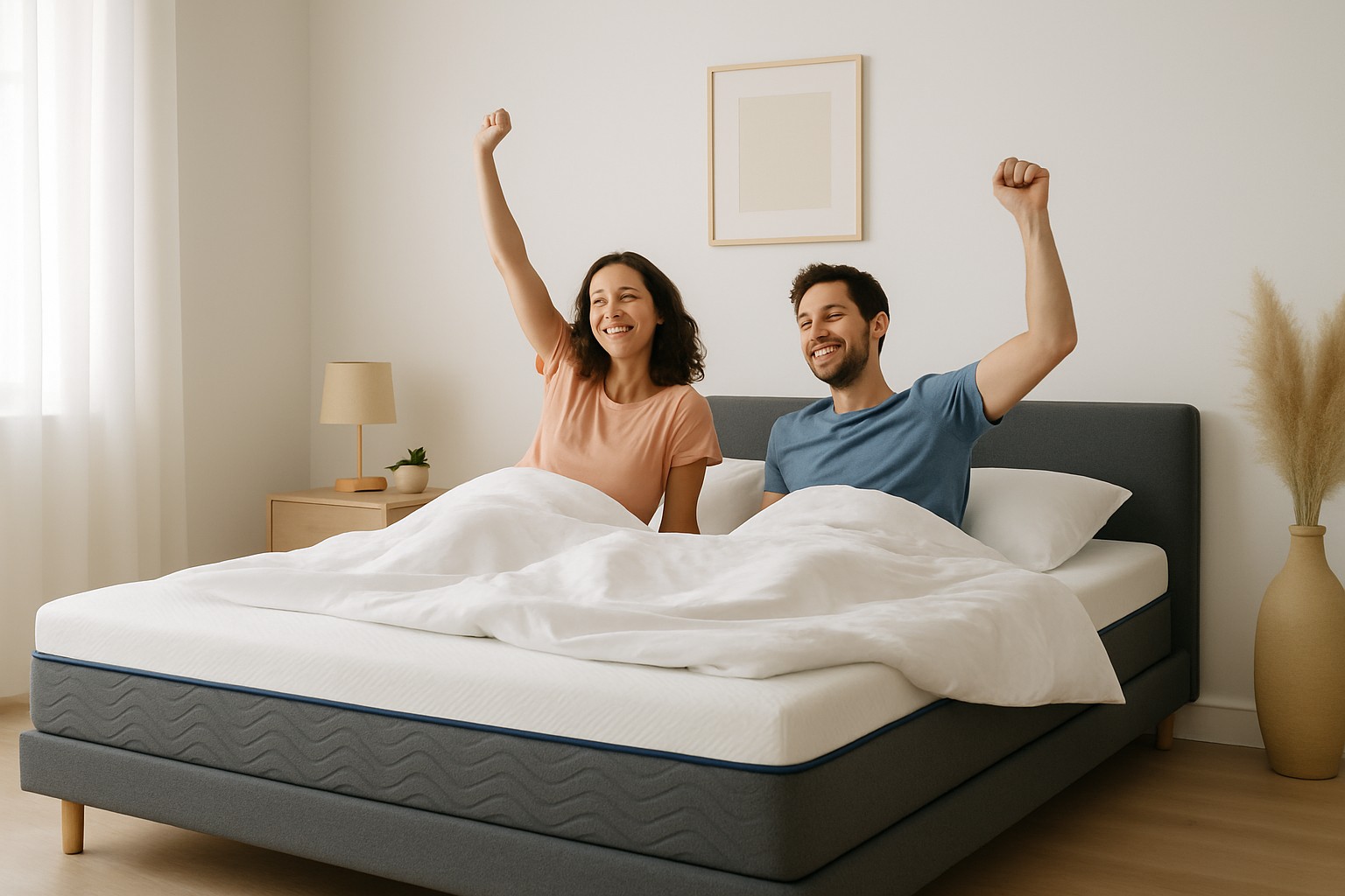 Pourquoi choisir un matelas 160 x 200 Emma pour couples?