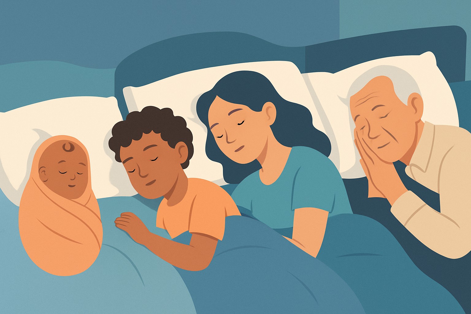 Tableau de sommeil par âge